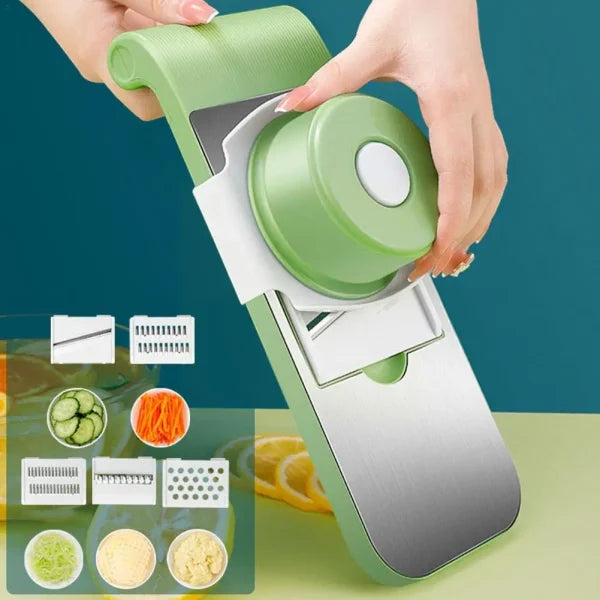 5in1 vegetable cutter  Stainless Steel Multifunctional   Grater For Vegetables Slicers Shredders Peeler  (random color)