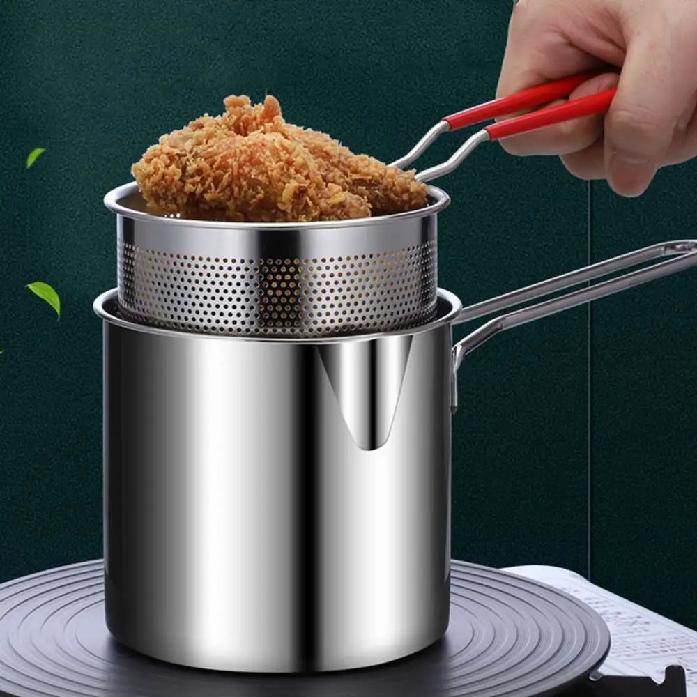 Frying Pot with Strainer