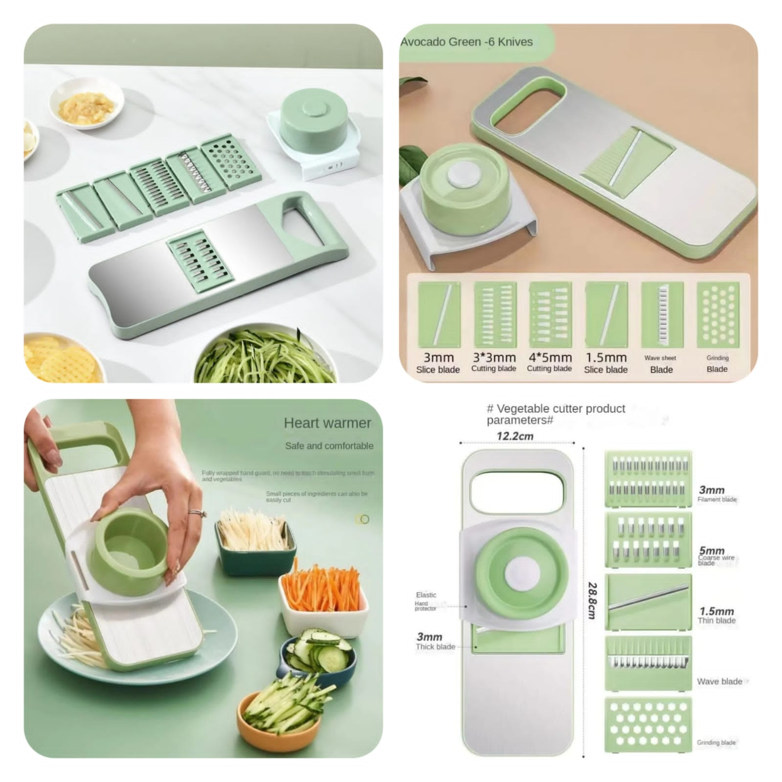 5in1 vegetable cutter  Stainless Steel Multifunctional   Grater For Vegetables Slicers Shredders Peeler  (random color)